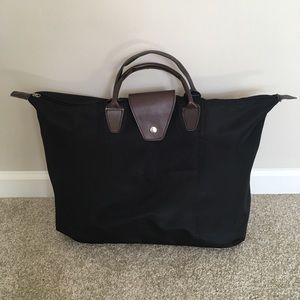 Longchamp Style Black Large Bag